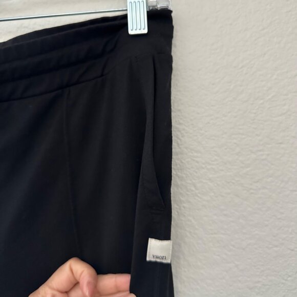 Vuori Halo Leggings High Rise Drawcord Slim Fit Slash Pockets Minimalist Black M - Picture 7 of 13